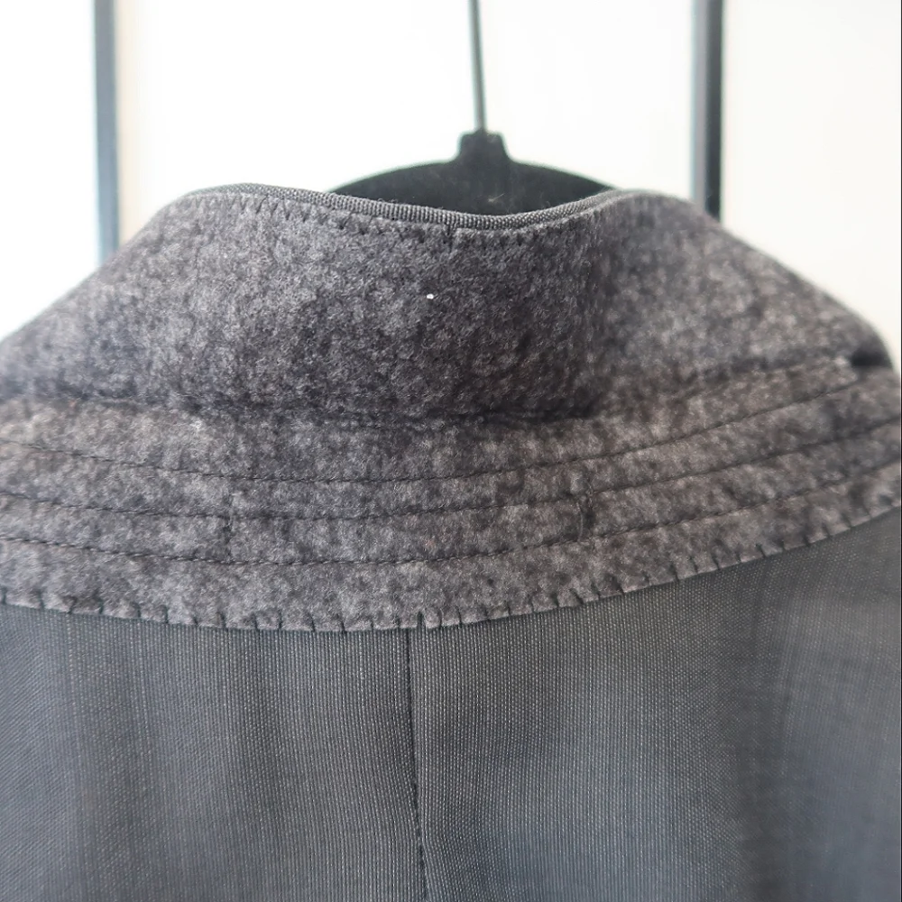 Pronto Uomo Grey Teal Suit Jacket Size 44 Long